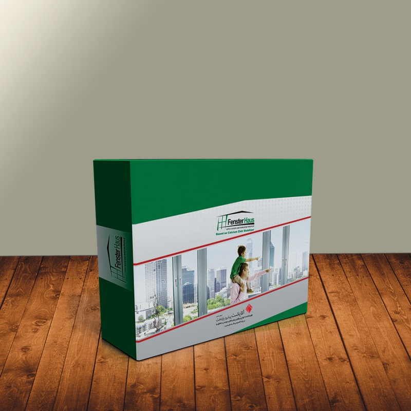 طراحی و تولید جعبه |طراحی و تولید بسته بندی جعبه سطح مقطع پروفیل درب و پنجره